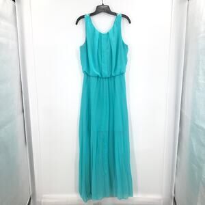 Pompous Girly Sleeveless Greek Pleated Maxi Dress